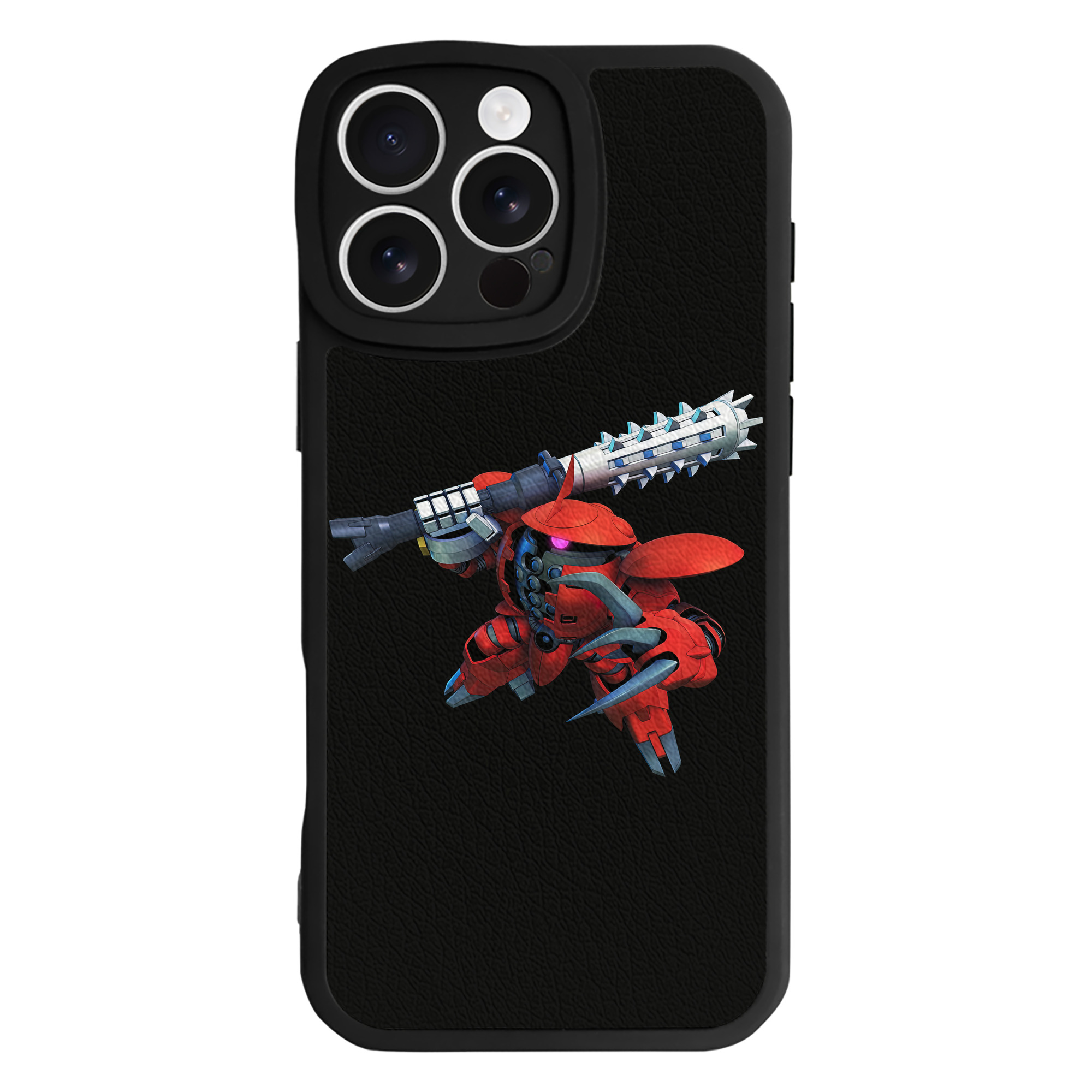 （画像用） 機動戦士ガンダム Mobile Suit Gundam 【iPhone 16シリーズ対応】シリコンスマホケース（レザー調） 材質：シリコン